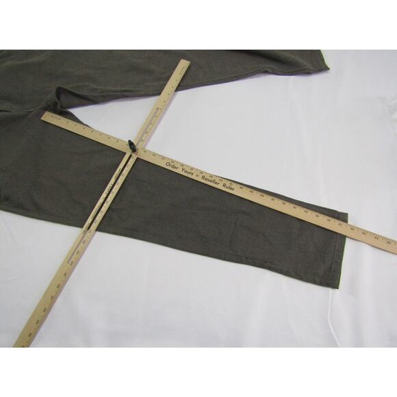 Zara Man Sport Flat Front Mens Woven Pants Size 35x31.5 Golf Work Office - Picture 6 of 9